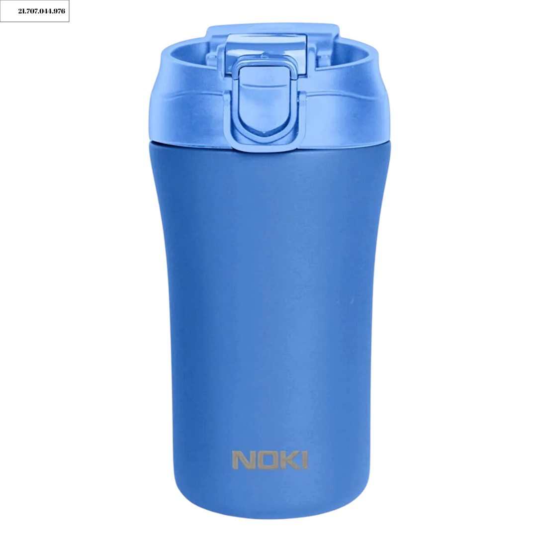 NOKI ÇELIK TERMOS MUG ÇIFT AGIZLIKLI MAVI 400 ML